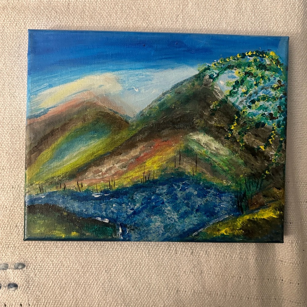 Hand painted painting